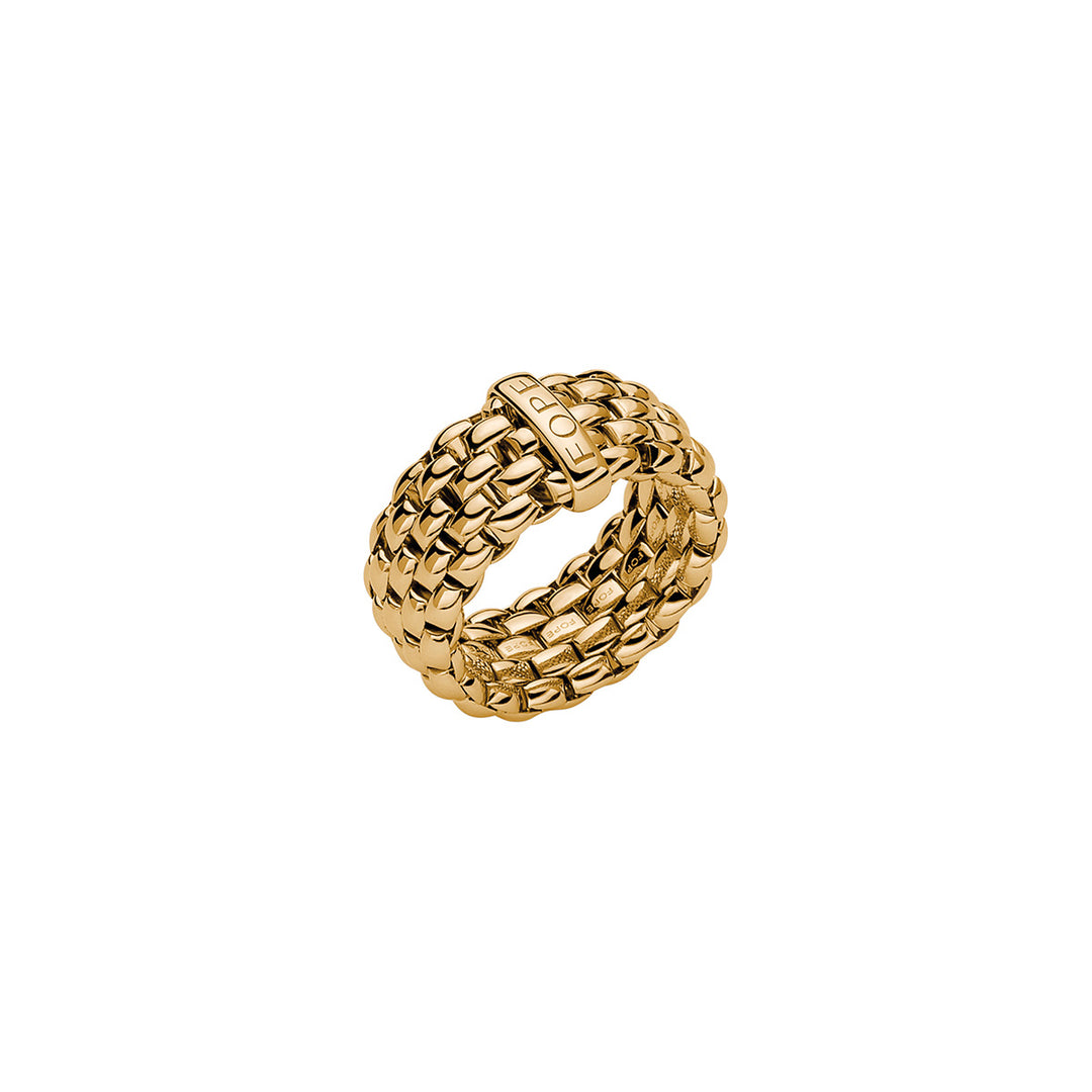 Yellow Gold Wide Ring