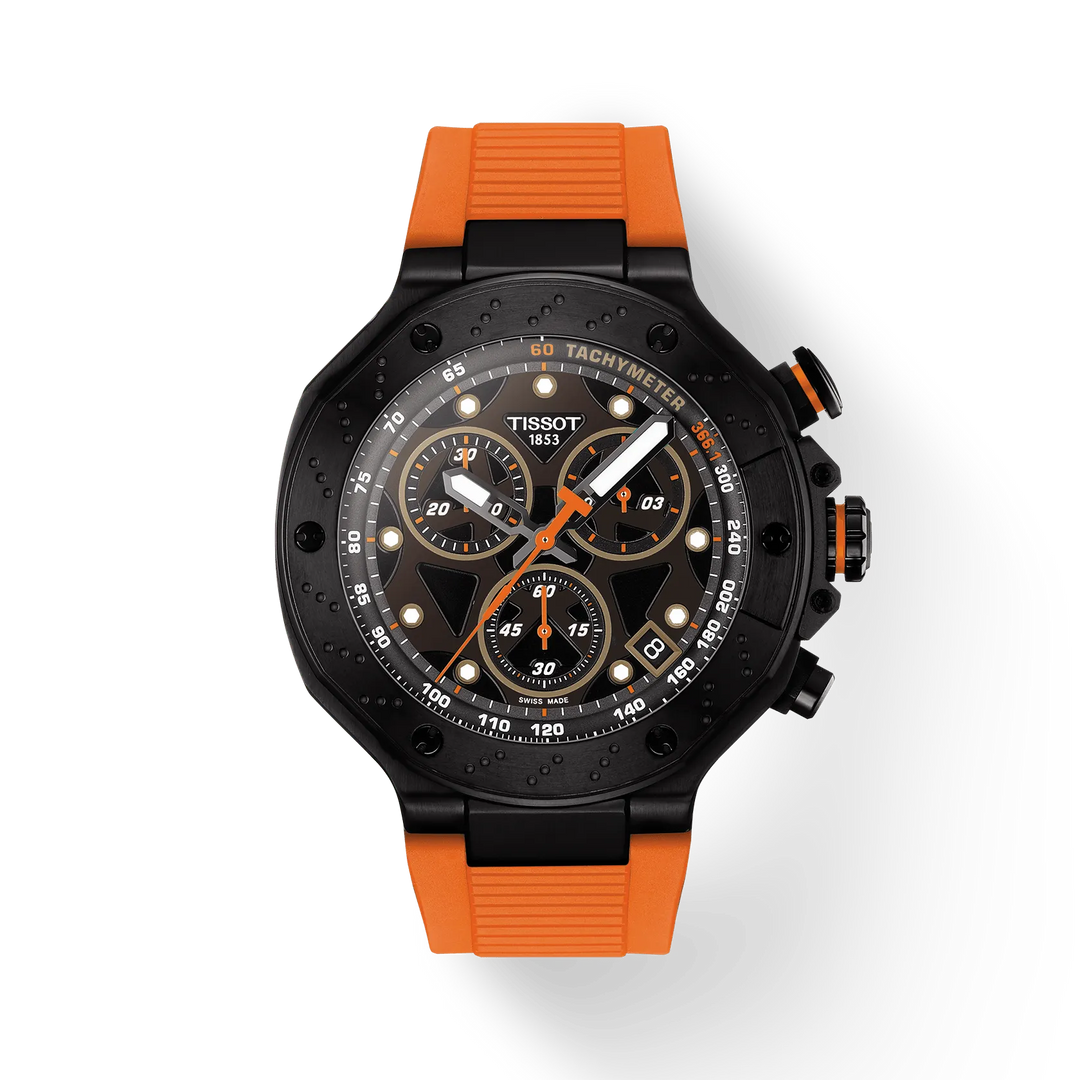 T-Race Rose/Black 45MM Watch