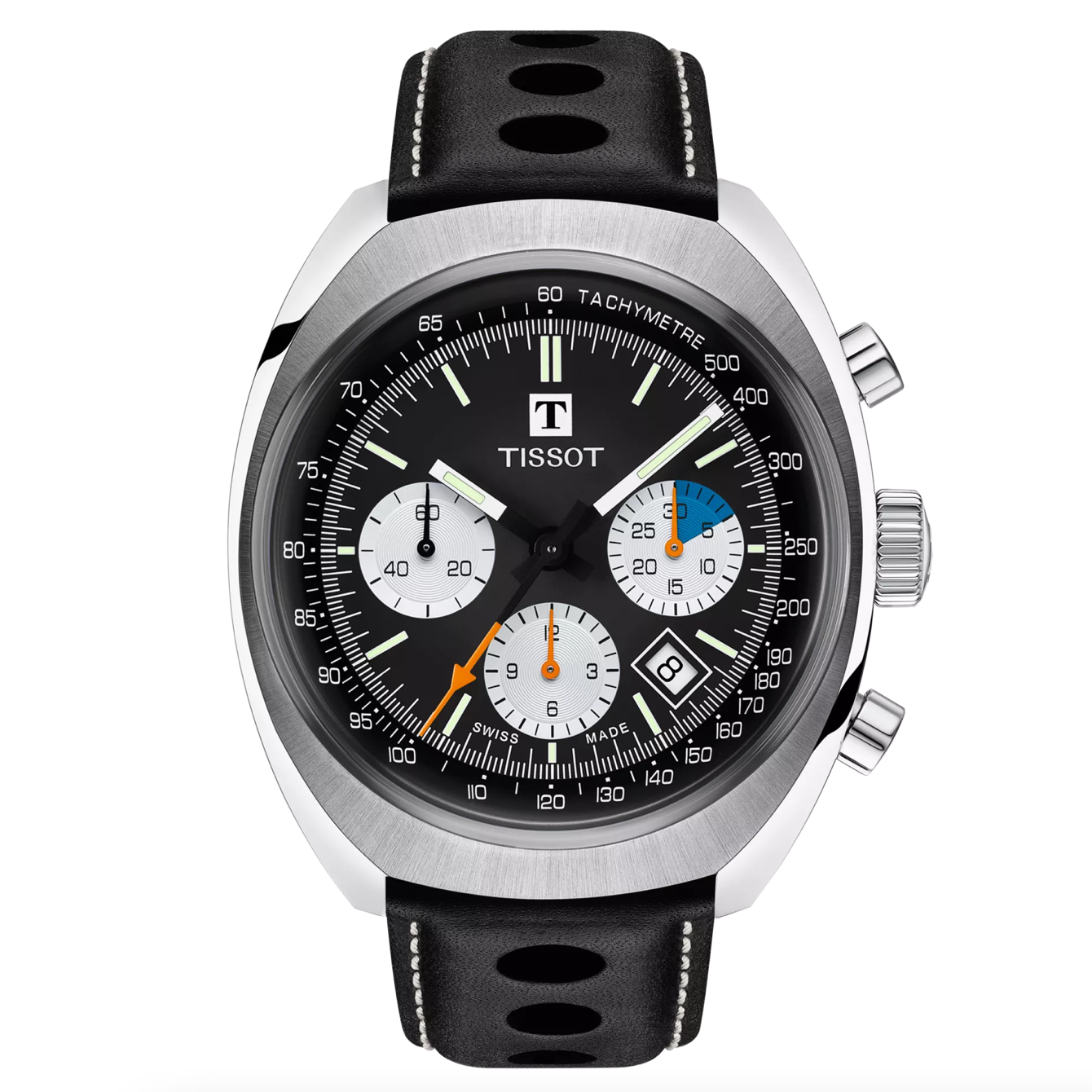 Heritage 1976 Black Chronograph 43MM Watch – Kury Alta Relojeria