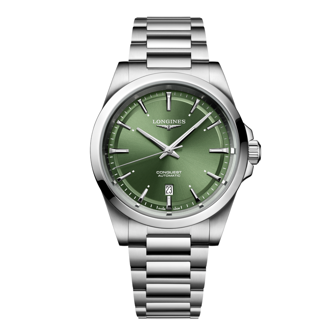 L38304026 | Longines | CONQUEST 41MM SS BR GRN DIAL AUTO