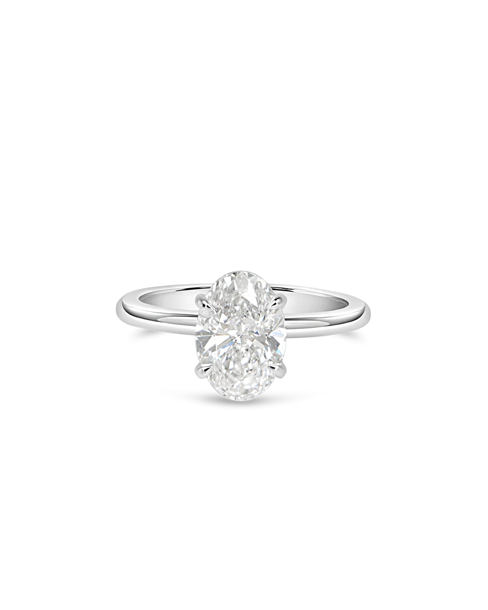 1.50CT Oval Solitaire Engagement Ring