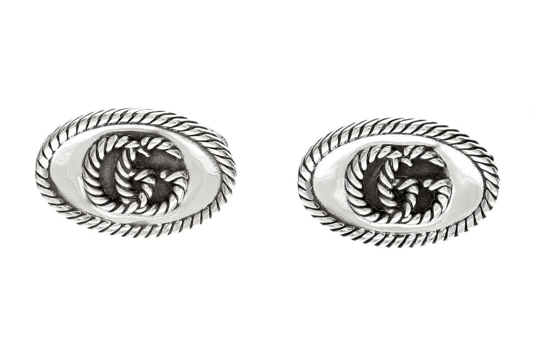 Silver GG Marmont Cufflinks