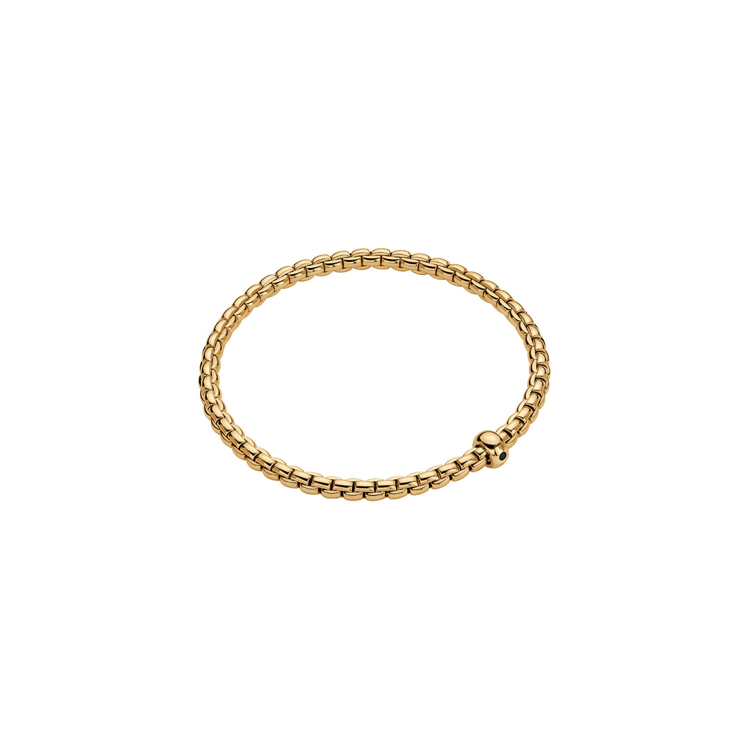 Yellow Gold and Black Diamond Bracelet