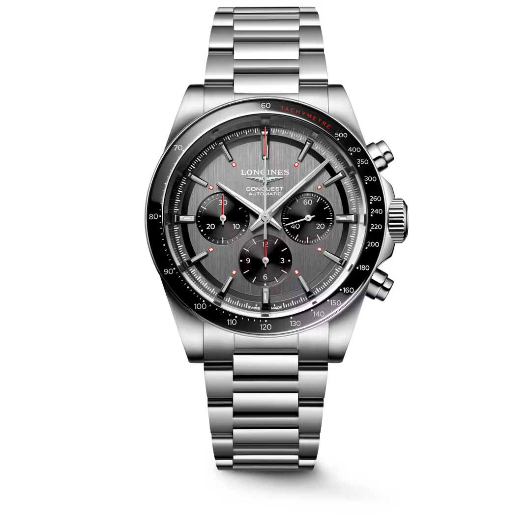 L38364529 | Longines | CONQUEST Ski Edition 42mm Steel Watch, Automatic