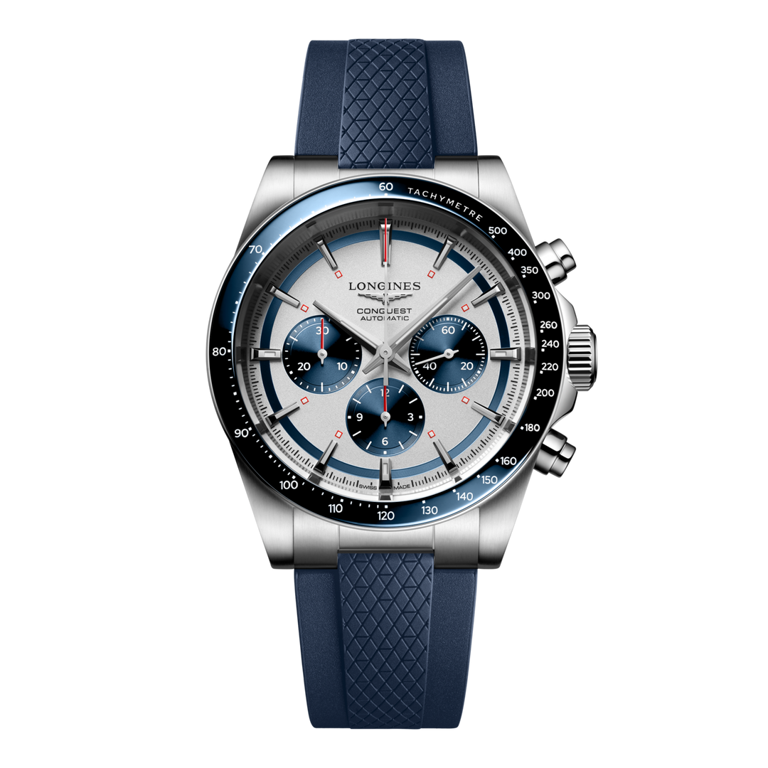 L38354989 | Longines | CONQUEST CHRONOGRAPH 42MM SS BLURBST CMC WHT CHR