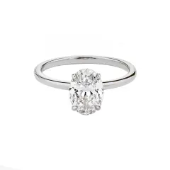 1.50CT Oval Solitaire Engagement Ring