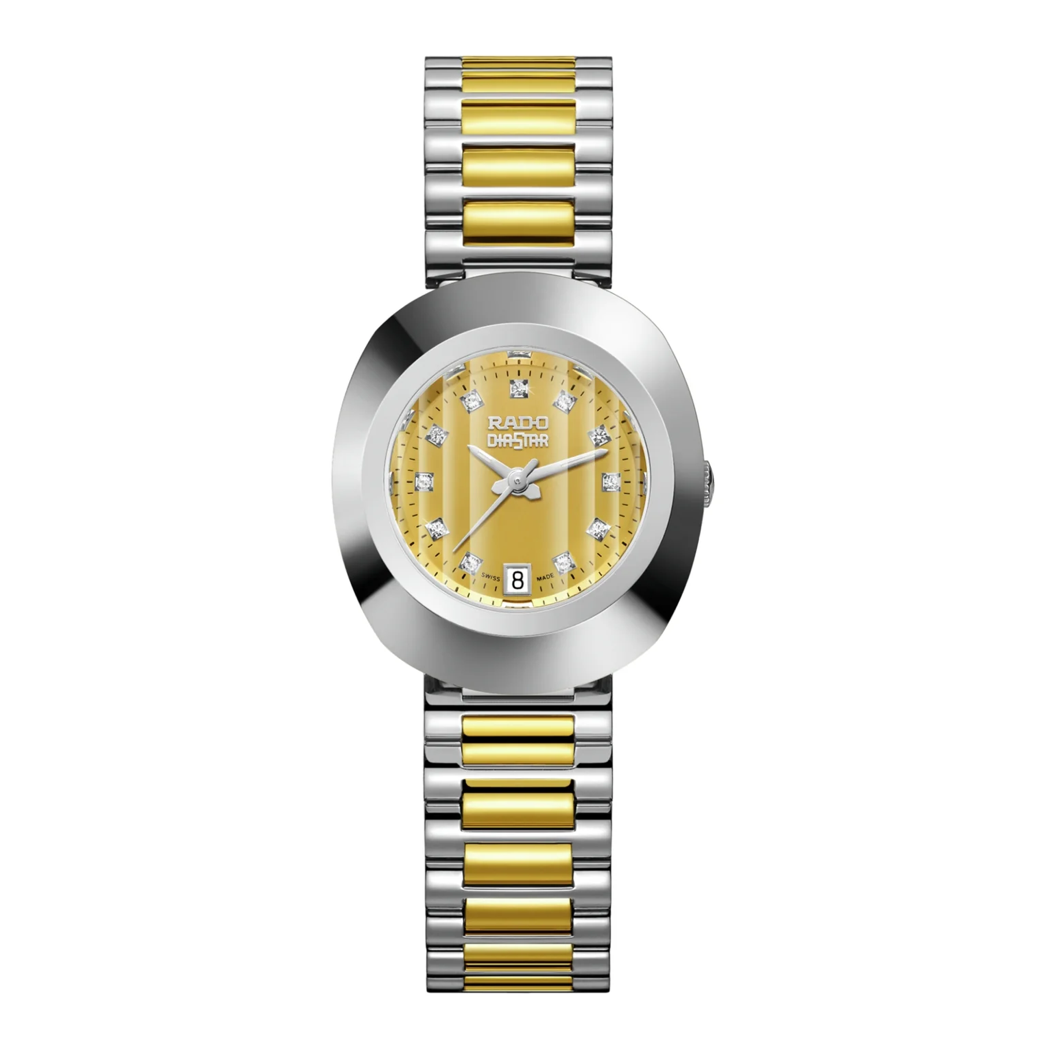 Original Small Yelow Gold Dial Ladies Two Tone 27MM Watch