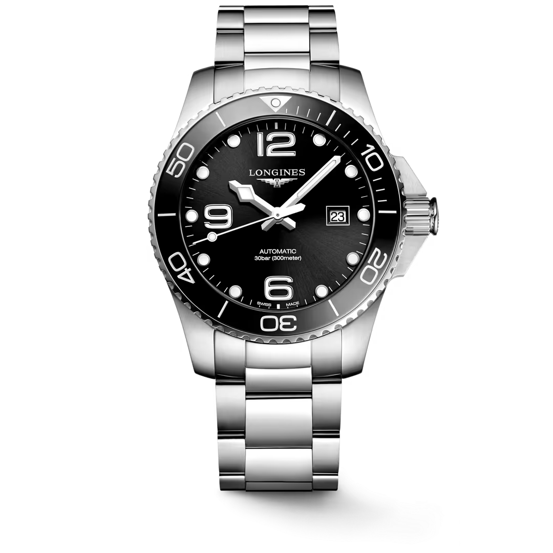 L37824566 | Longines | Hydroconquest 43MM SS BR BLK CMC BZL AUTO