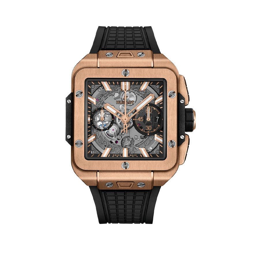 Unico Square Bang King Gold Watch