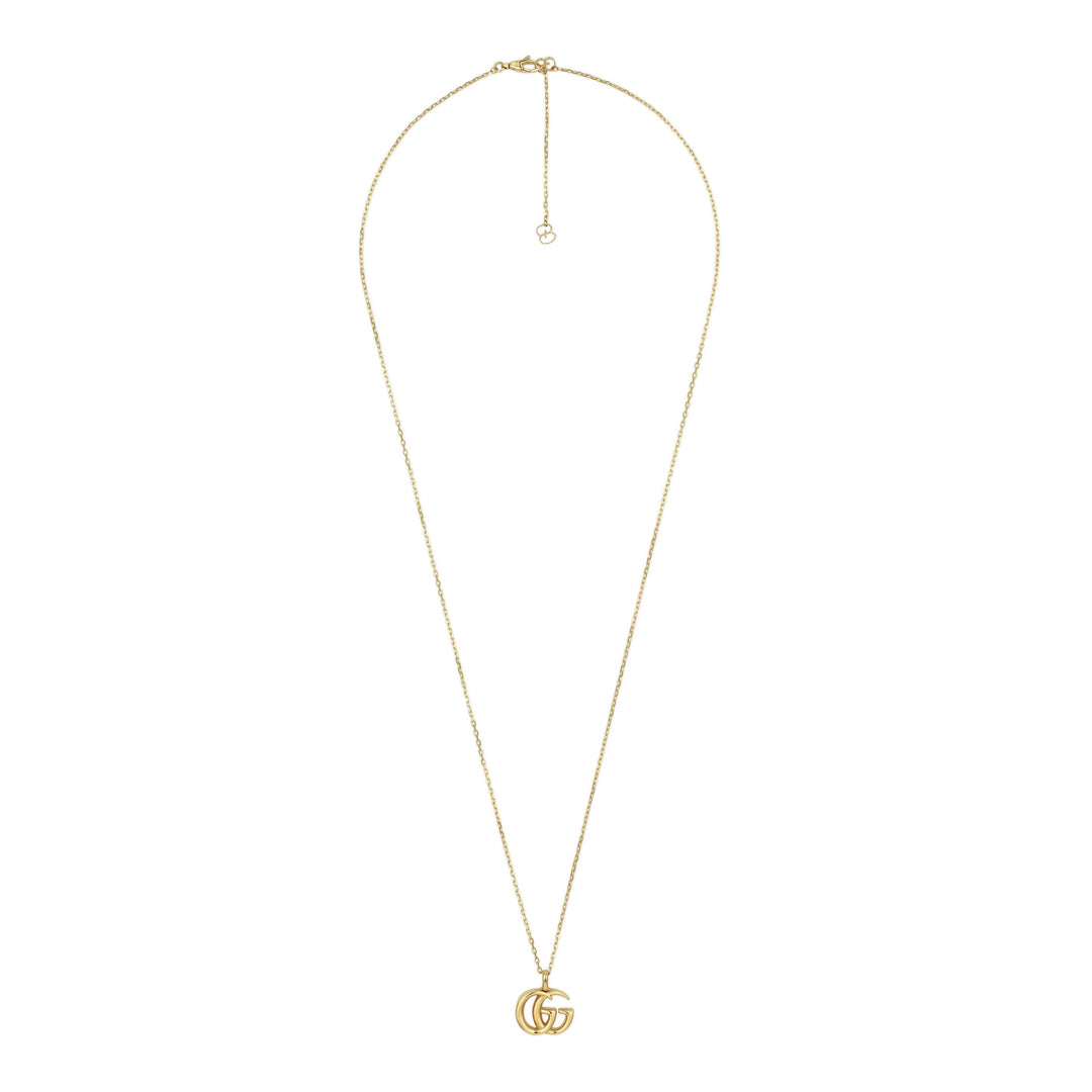 YBB50208800100|GUCCI |RUNNING G |Yellow Gold 18k Necklace; 17mm GG Pendant