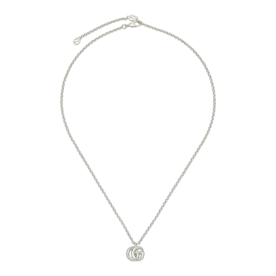 Marmont Double G Silver Chain Necklace