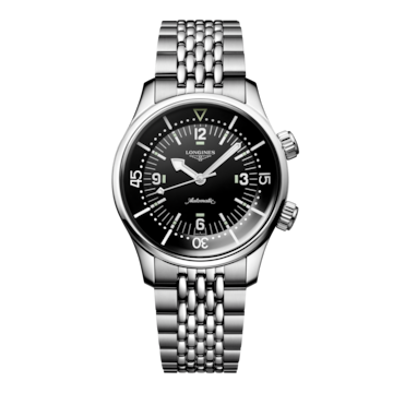 L37644507 | Longines | HRTG Legend Diver 39MM SS MICBR BLK ARB AUT