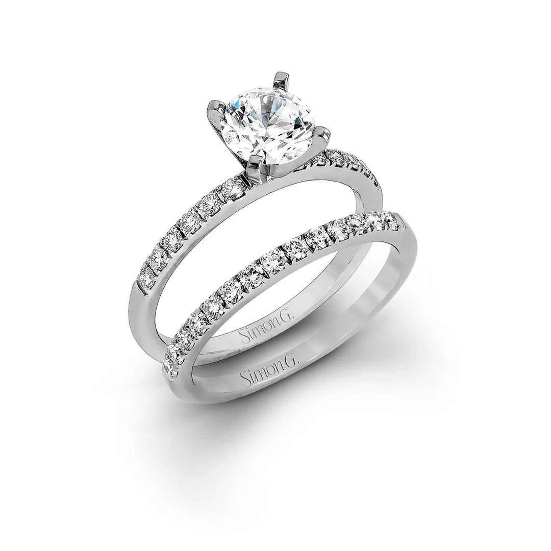 .80ct Round Diamond Engagement Ring Set
