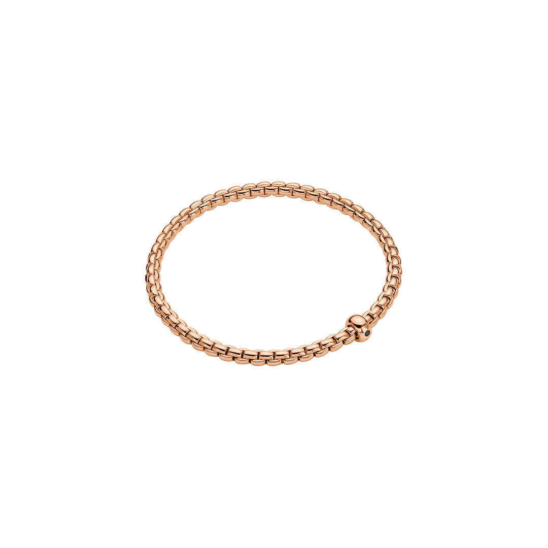 Rose Gold and Black Diamond Bracelet