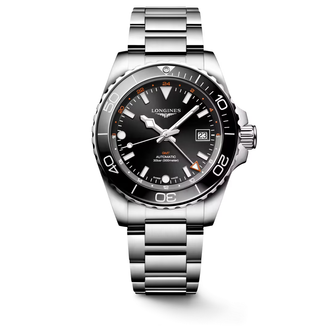 L37904566 | Longines | Hydroconquest GMT 41MM SS MICBR BKCMC BLK A