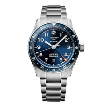 L38124936 | Longines | SPZULU 42MM SS BR BLU CMC BLU AUTO