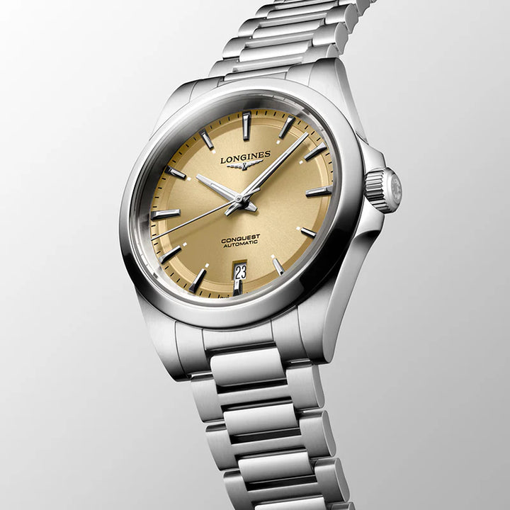 Conquest Champagne 38MM Watch