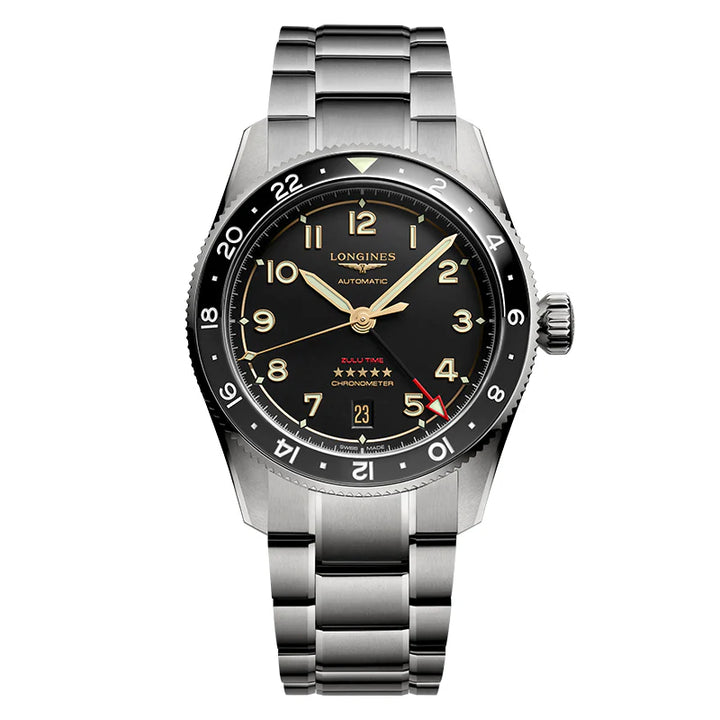 Spirit Zulu Time Titanuim Black 39MM Watch