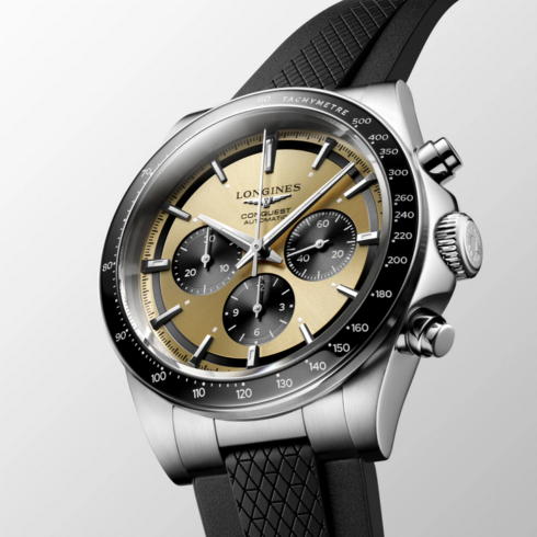 Conquest Chronograph Sunray Brown 42MM Watch