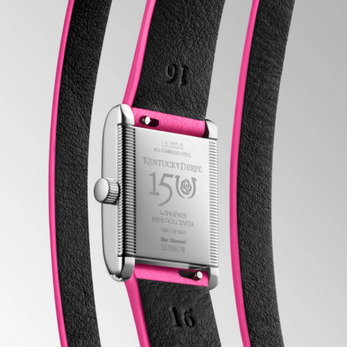 Mini Dolcevita Pink with Diamond Bezel 21.5x29MM Watch