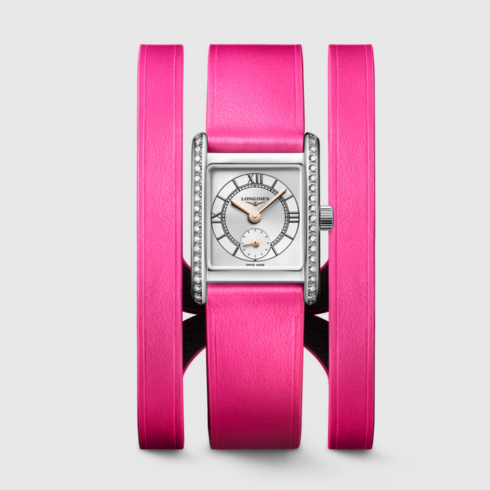 Mini Dolcevita Pink with Diamond Bezel 21.5x29MM Watch