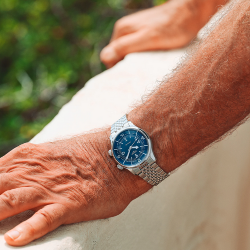 Heritage Legend Diver Blue 39MM Watch