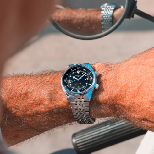 Heritage Legend Diver Black/Steel 39MM Watch