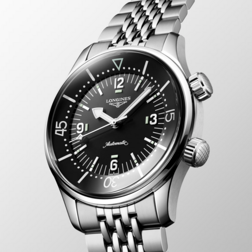Heritage Legend Diver Black/Steel 39MM Watch