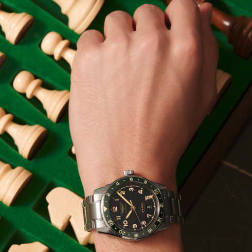 Spirit Zulu Time Ceramic Bezel 42MM Watch
