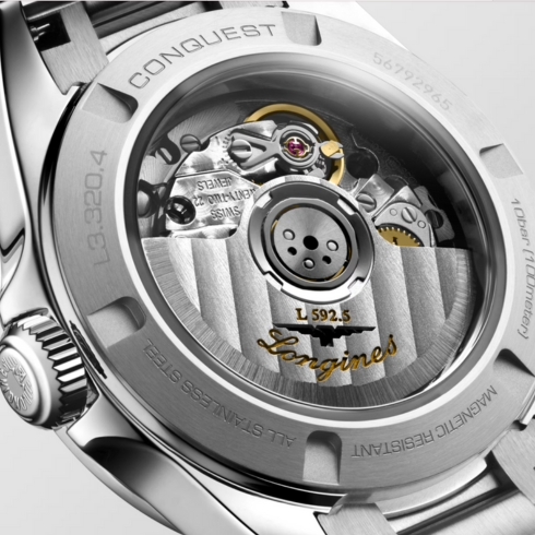 Conquest Silver 30MM Watch