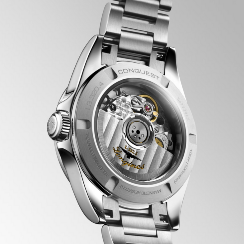 Conquest Silver 30MM Watch