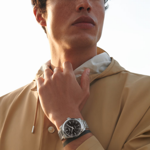 Conquest Sunday Black/Stainless Steel 41MM Watch
