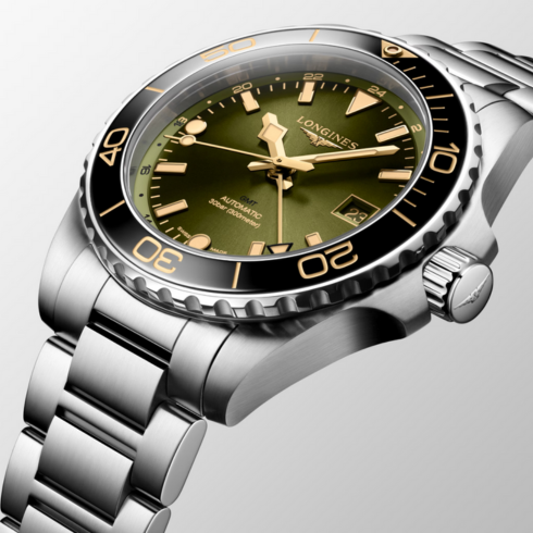 Hydroconquest GMT Green Dial/Bezel 41MM Watch