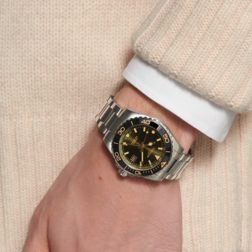 Hydroconquest GMT Green Dial/Bezel 41MM Watch