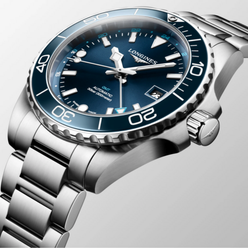 Hydroconquest GMT Blue Dial/Bezel 41MM Watch