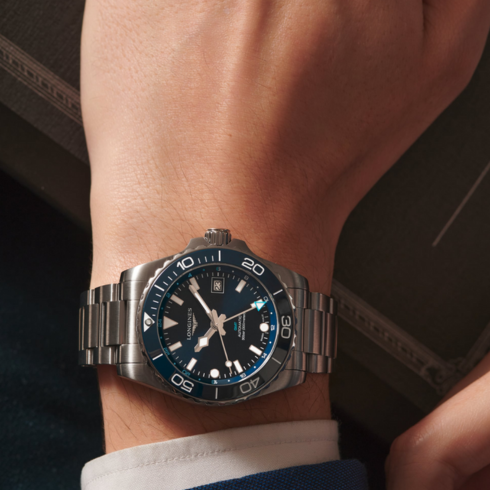 Hydroconquest GMT Blue Dial/Bezel 41MM Watch