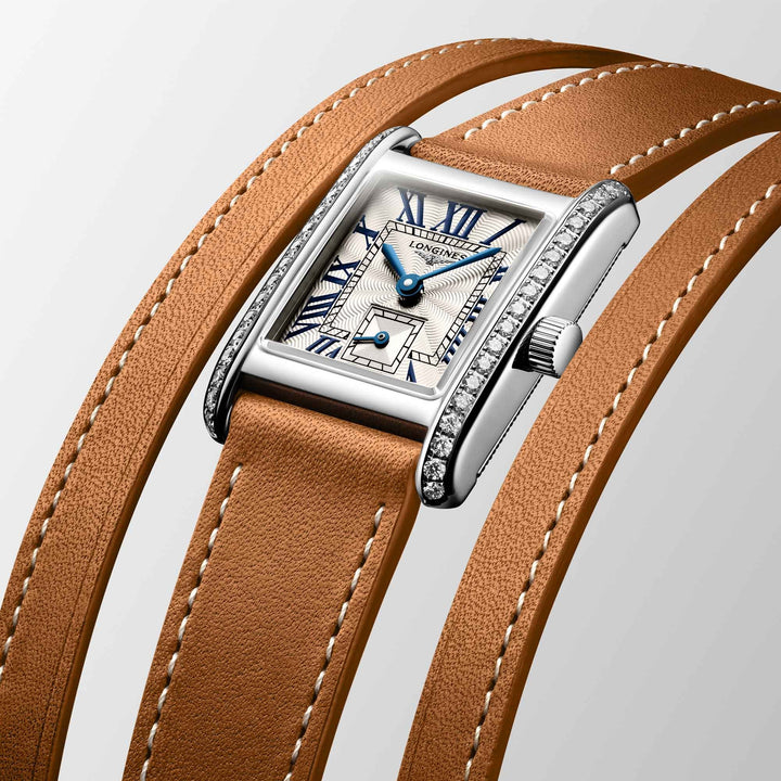Mini Dolcevita Diamonds Tan 29MM Watch