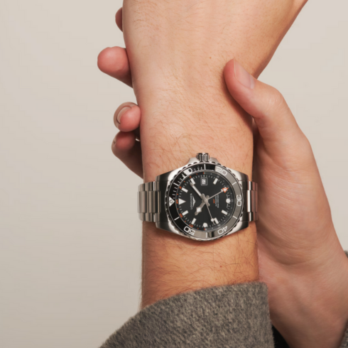 Hydroconquest GMT Black Dial/Bezel 41MM Watch