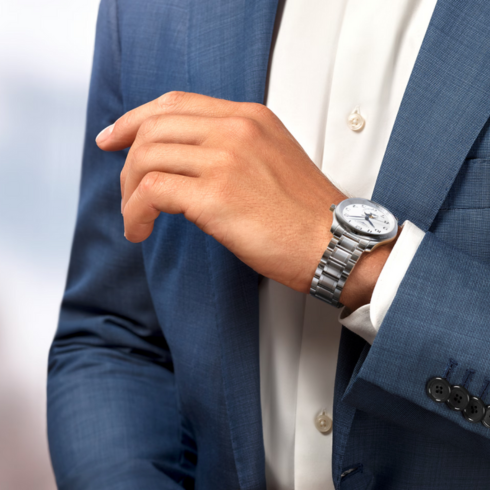 Master Collection Moonphase Stainless Steel 40MM Watch