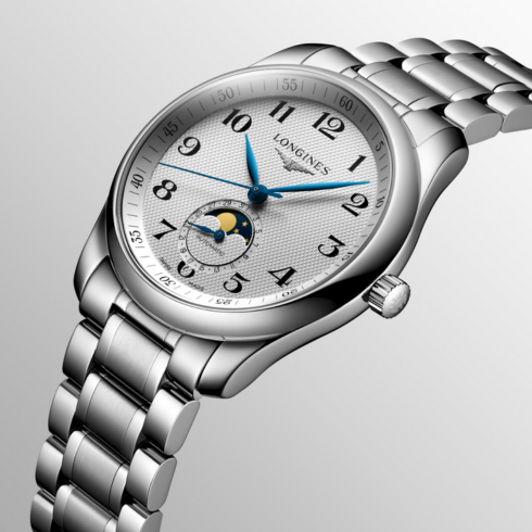 Master Collection Moonphase Stainless Steel 40MM Watch