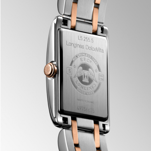 Dolcevita Stainless Steel/Rose Gold 22.8 x 32MM Watch