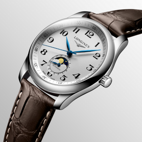 Master Collection Moonphase Alligator Strap 40MM Watch