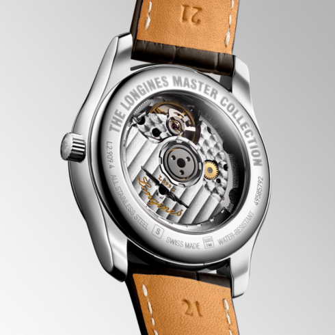 Master Collection Moonphase Alligator Strap 40MM Watch