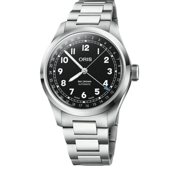 Big Crown Pointer Date Black Dial 40MM Watch