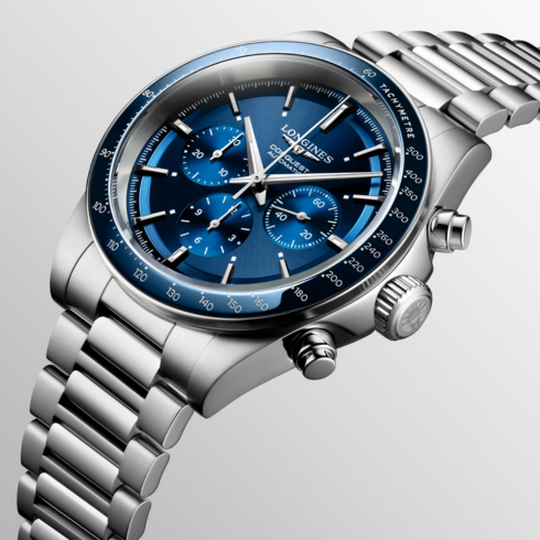 Conquest Chronograph Blue 42MM Watch