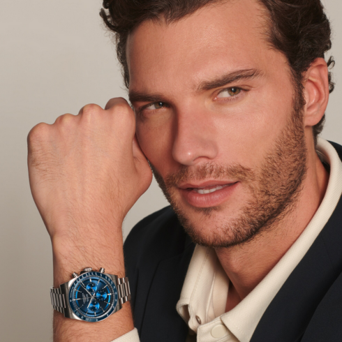 Conquest Chronograph Blue 42MM Watch