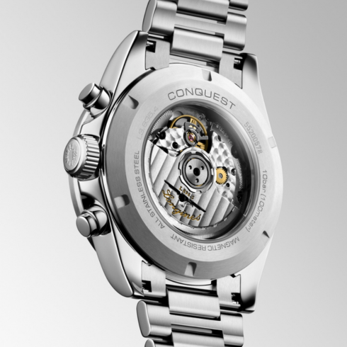 Conquest Chronograph Blue 42MM Watch