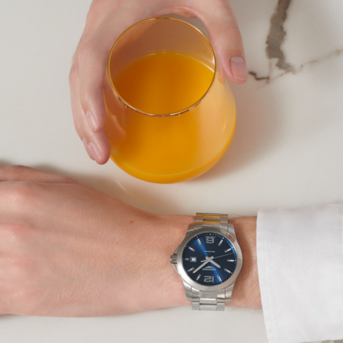 Conquest Blue Dial 41MM Watch