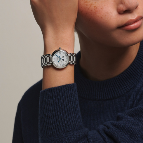 Primaluna Mother of Pearl/Diamonds 30MM Watch