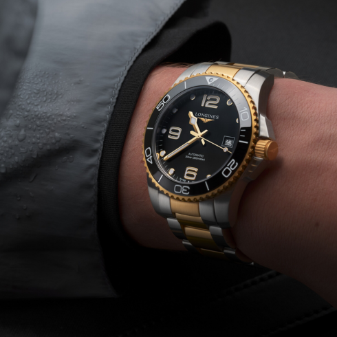Hydroconquest Steel/Yellow 41MM Watch